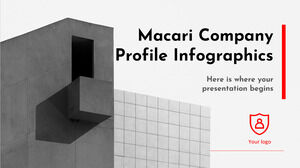 Infográficos do perfil da empresa Macari