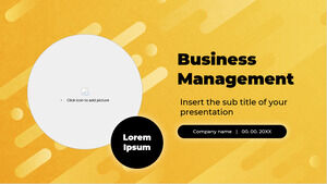 Design de plano de fundo de apresentação gratuita de gerenciamento de negócios para temas de slides do Google e modelos de PowerPoint