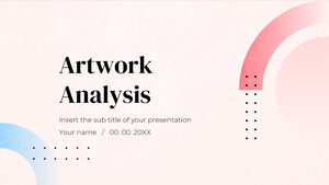Analisi delle opere d'arte Progettazione di sfondo per presentazioni gratuite per temi di Presentazioni Google e modelli di PowerPoint
