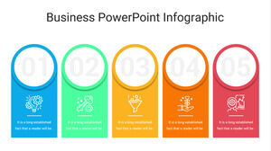 Plantilla de PowerPoint gratuita para negocios PowerPoint Infografía