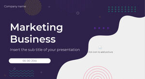 Șablon Powerpoint gratuit pentru marketing de afaceri