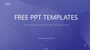 藍色優雅商務的免費 Powerpoint 模板