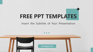 Plantilla de PowerPoint gratuita para el perfil de la empresa de diseño de interiores