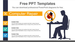 Plantilla de PowerPoint gratuita para la recuperación de errores informáticos