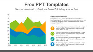 Бесплатный шаблон Powerpoint для диаграммы с областями