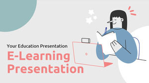 Презентация электронного обучения. Бесплатный шаблон PPT и слайды Google