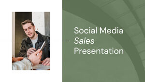 ソーシャル メディアの販売。 無料の PPT テンプレートと Google スライドのテーマ