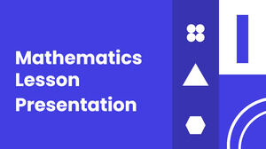 Mathematics Lesson Plan. Free PPT Template & Google Slides Theme