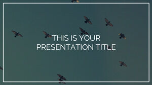 향수를 불러일으키는 기분. 무료 PowerPoint 템플릿 및 Google 슬라이드 테마