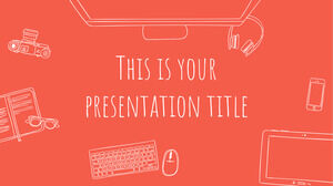 Kreatives Pitch-Deck. Kostenlose PowerPoint-Vorlage und Google Slides-Design