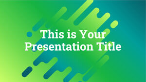 Neongrün. Kostenlose PowerPoint-Vorlage und Google Slides-Design