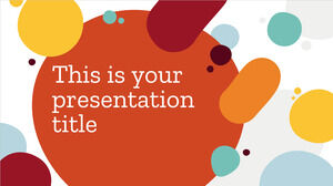 Blob creativi. Modello di PowerPoint gratuito e tema di Presentazioni Google