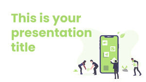 Pemasaran Hijau. Templat PowerPoint Gratis & Tema Google Slide