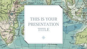 Geografi Antik. Templat PowerPoint Gratis & Tema Google Slide