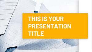 Arsitektur modern. Templat PowerPoint Gratis & Tema Google Slide