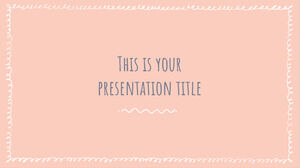 Pastel Scribbles. 無料の PowerPoint テンプレートと Google スライドのテーマ