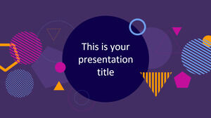 Purple Geometric. Free PowerPoint Template & Google Slides Theme