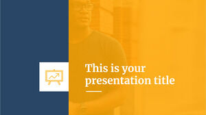 Stylish Pitch Deck. Free PowerPoint Template & Google Slides Theme