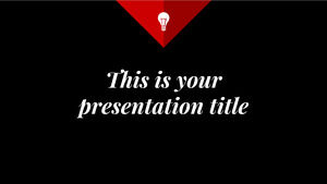 세련된 삼각형. 무료 PowerPoint 템플릿 및 Google 슬라이드 테마