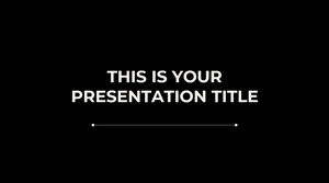 Sederhana Elegan. Templat PowerPoint Gratis & Tema Google Slide