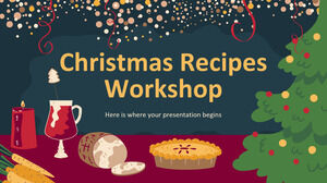 Workshop für Weihnachtsrezepte