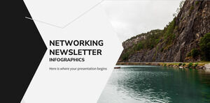 Newsletter de rețea Infografice