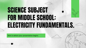 Materia de ciencias para la escuela secundaria: Fundamentos de la electricidad
