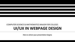 Informatică și matematică Major pentru facultate: UI/UX în proiectarea paginilor web