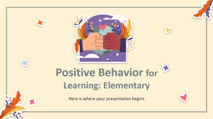Comportamento Positivo para Aprendizagem: Elementar