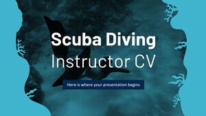 CV Instructor Scuba Diving
