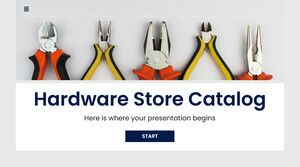 Hardware Store Catalog
