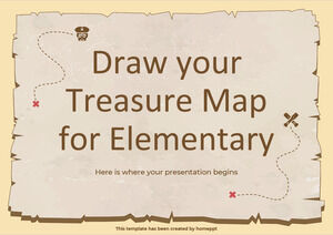Dibuja tu mapa del tesoro para primaria