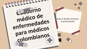 Notebook Medis Penyakit untuk Dokter Kolombia
