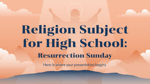 Pelajaran Agama untuk SMA: Minggu Kebangkitan