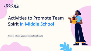 Activități de promovare a spiritului de echipă în școala medie