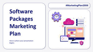 Software Packages Marketing Plan