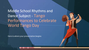 Ritmi e danza della scuola media - Spettacoli di tango per celebrare la Giornata mondiale del tango