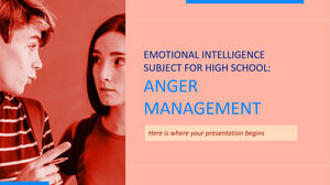 Sujet d'intelligence émotionnelle pour le lycée : gestion de la colère