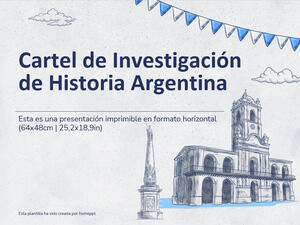 阿根廷历史研究海报