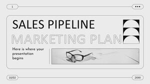 Plan marketing du pipeline des ventes