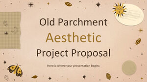 Projektvorschlag für alte Pergamentästhetik