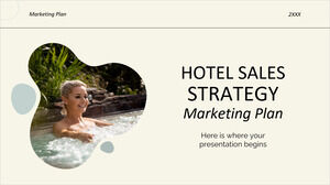 酒店銷售策略營銷計劃