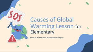 Cauzele încălzirii globale Lecție pentru elementar