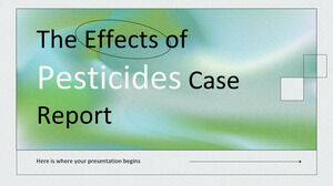 Informe de caso de los efectos de los pesticidas