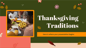Tradiciones de Acción de Gracias