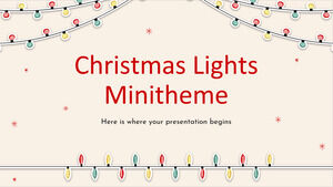 Christmas Lights Minitheme