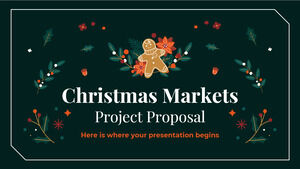 Propunere de proiect Piețele de Crăciun
