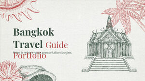 Portofoliu de ghid de călătorie pentru Bangkok
