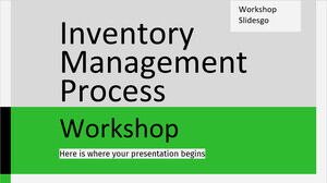 Inventory Management Process Workshop