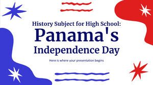 高校の歴史科目: パナマの独立記念日
